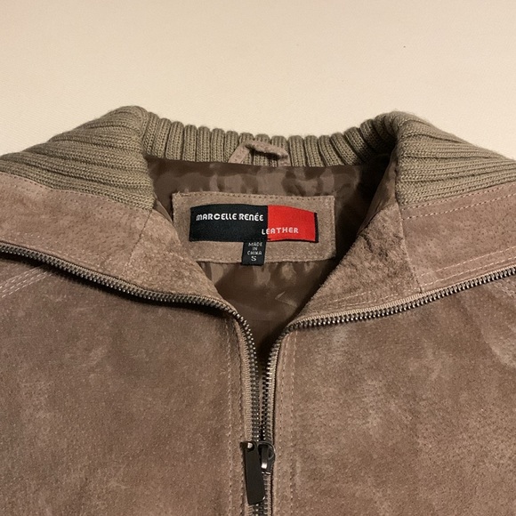 Marcelle Renee Women’s Leather/Knit Jacket - Picture 4 of 7